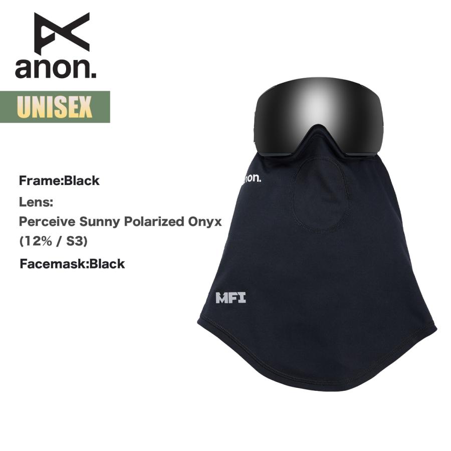 ANON M5S ローブリッジフィット ゴーグル ブラック アノン