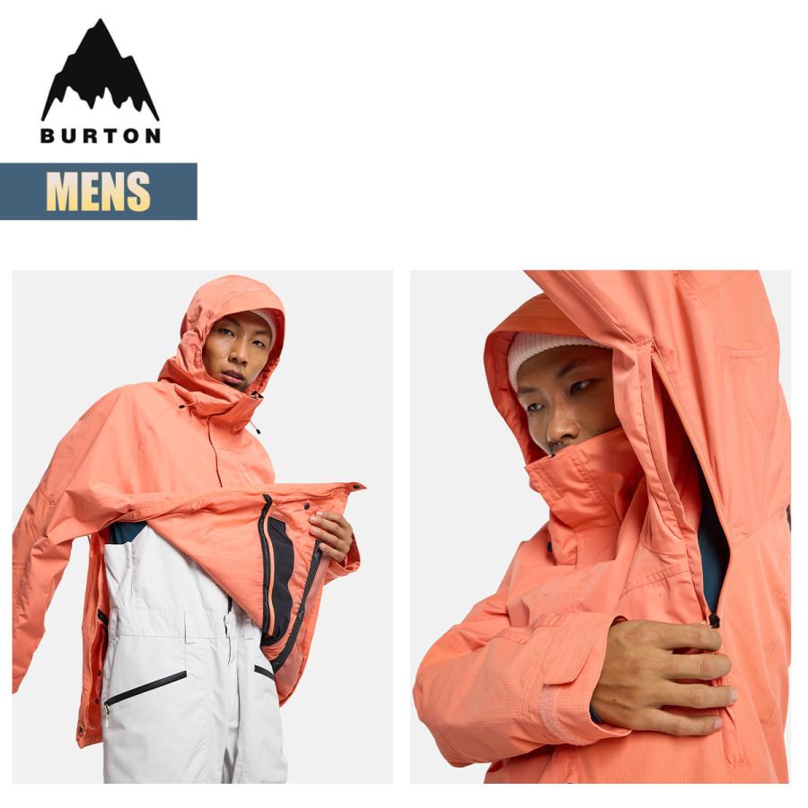バートン スノーボードウェア メンズ ジャケット 24-25 Burton フロスナー 2レイヤー アノラック W25JP-214701 Mens Frostner 2L Anorak Jacket バートン スノーボードウェア メンズ ジャケット 24-25 Burton フロスナー 2レイヤー アノラック W25JP-214701 Mens Frostner 2L Anorak Jacket