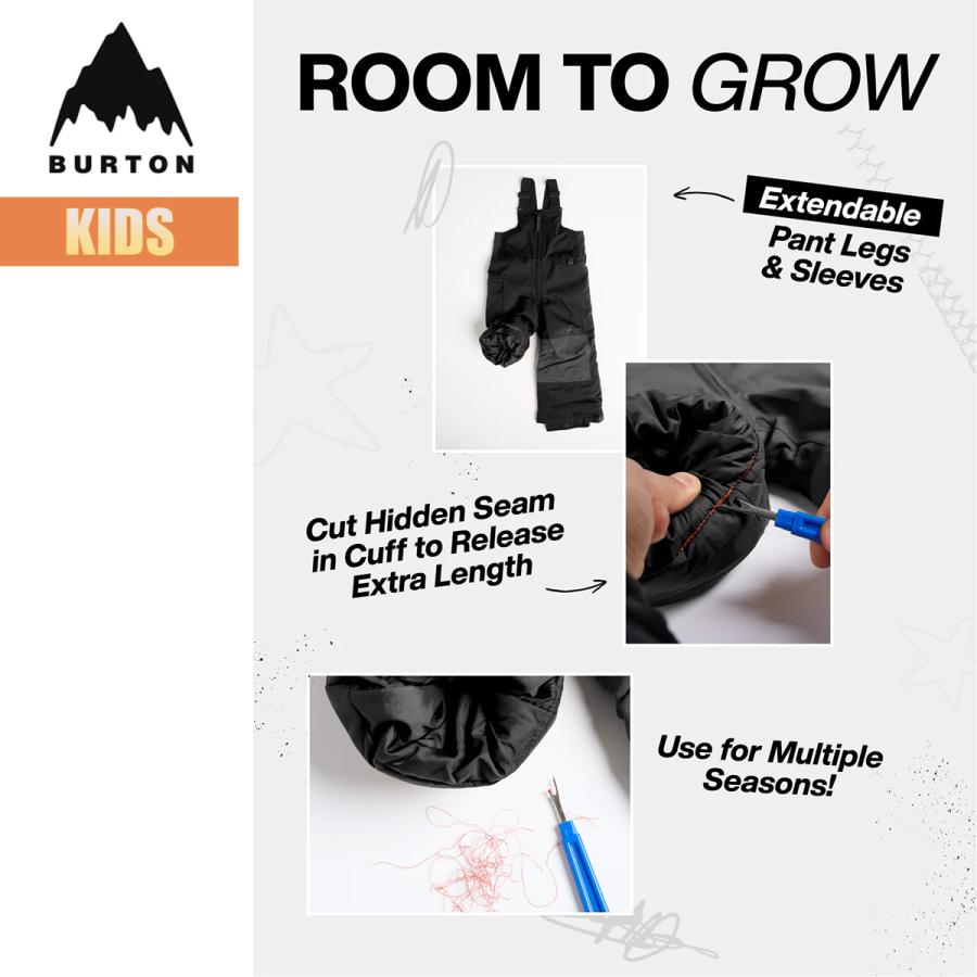 BURTON バートン スノーボードウェア キッズ ビブパンツ 25-26