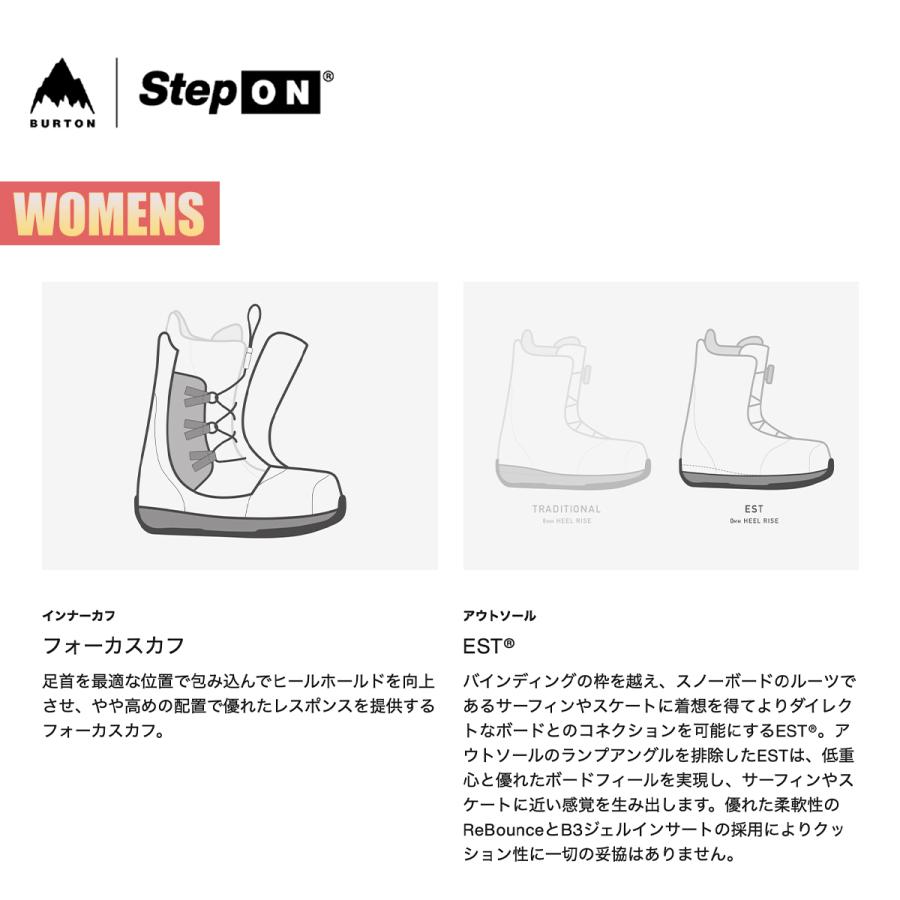 BURTON バートン ステップオン ブーツ レディース 25-26 Burton