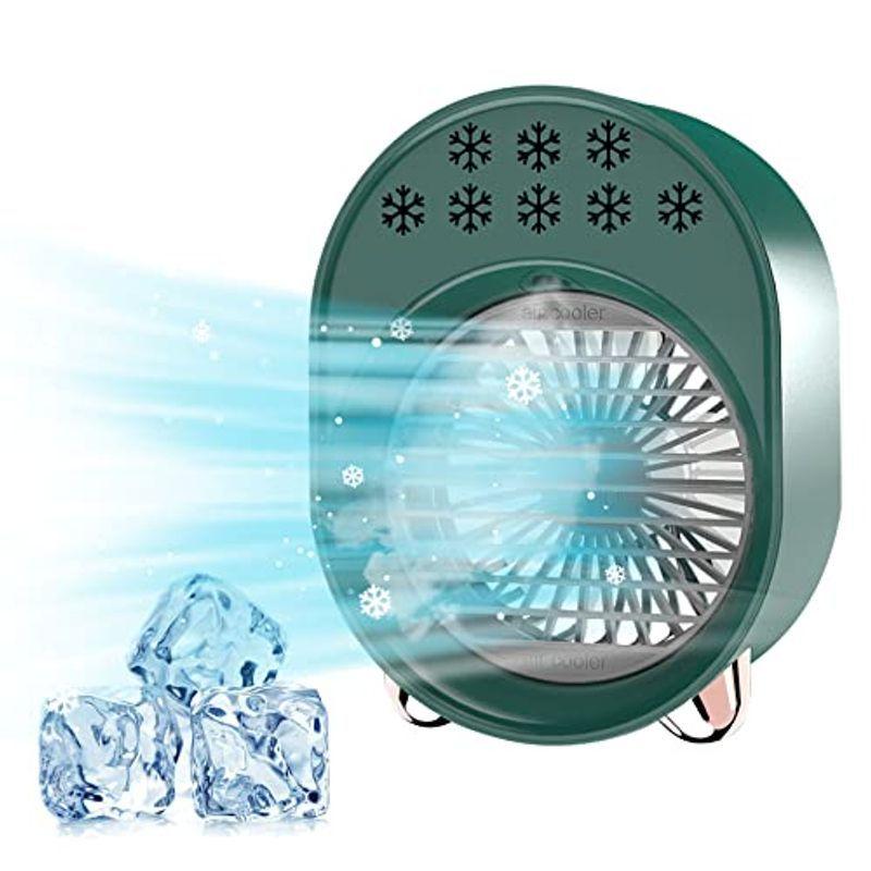 爆買いセールANICEMOON 冷風機 小型卓上冷風扇 風量3段階切替 冷風扇