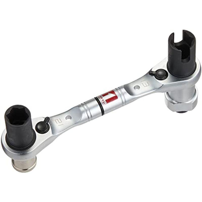 イチネンアクセス(旧イチネンミツトモ) MUST TOOL(マストツール) レンチ 8機能スイベルグリップノンスリップレンチ IM-NSS8