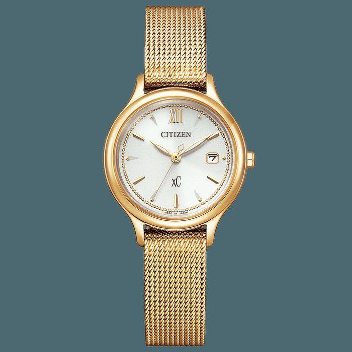 ゆちぇ mizu コレクション シチズン EW2633-50A xCクロスシー エコ・ドライブ