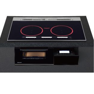 パナソニック KZ-AN77K(KZAN77K) 21年モデル 3口IH ダブル(左右IH 