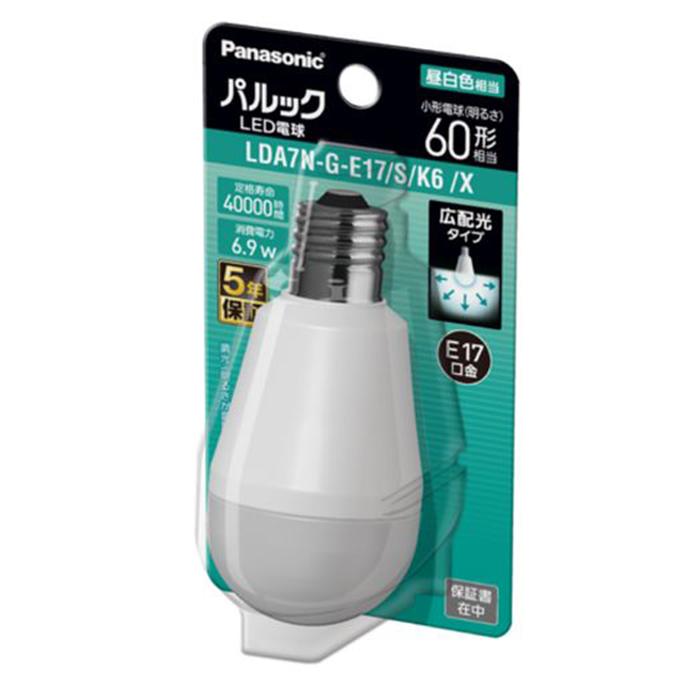 パルック パナソ二ック LDA7NGE17SK6X LED電球 6.9W ブリスター（昼