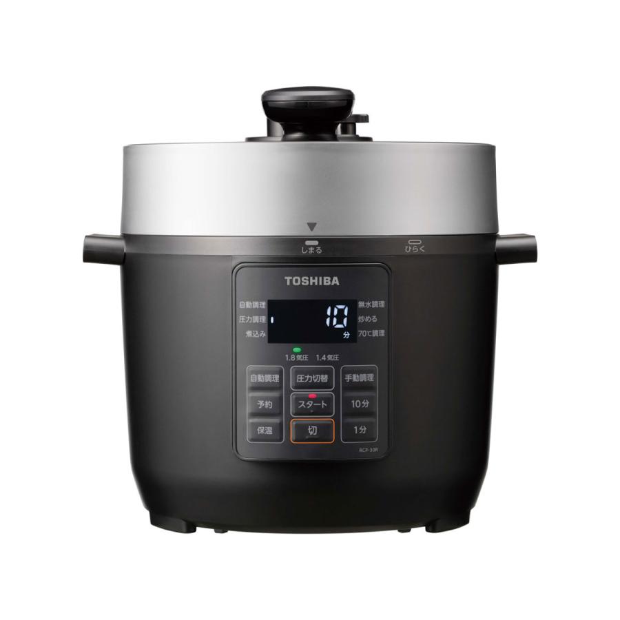 TOSHIBA（東芝） RCP-30R-K(RCP30RK) 電気圧力なべ : マサニ電気株式