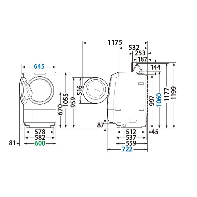 ★長期保証付★2023年製 東芝 ZABOON TW-127XP2L ザブーン ☆長期保証付☆2023年製 東芝 ZABOON TW-127XP2L ザブーン