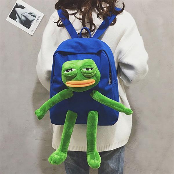 リュックサック デイパック カエル おもしろい バッグ カエルぬいぐるみ 動物 蛙 カエル 学生 送料無料 Y 松下shop 通販 Yahoo ショッピング