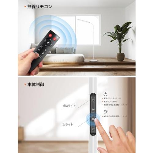 BeaNet フロアライト LED 無線リモコン・24W・ダブル光源Ultra版・JIS