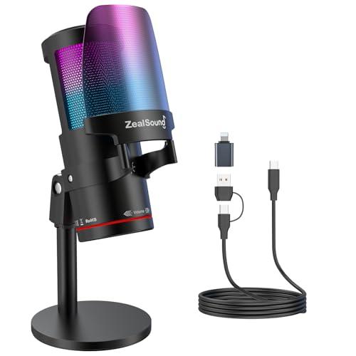 Zealsound USB ゲーミングマイク *Phoneマイク コンデンサーマイク