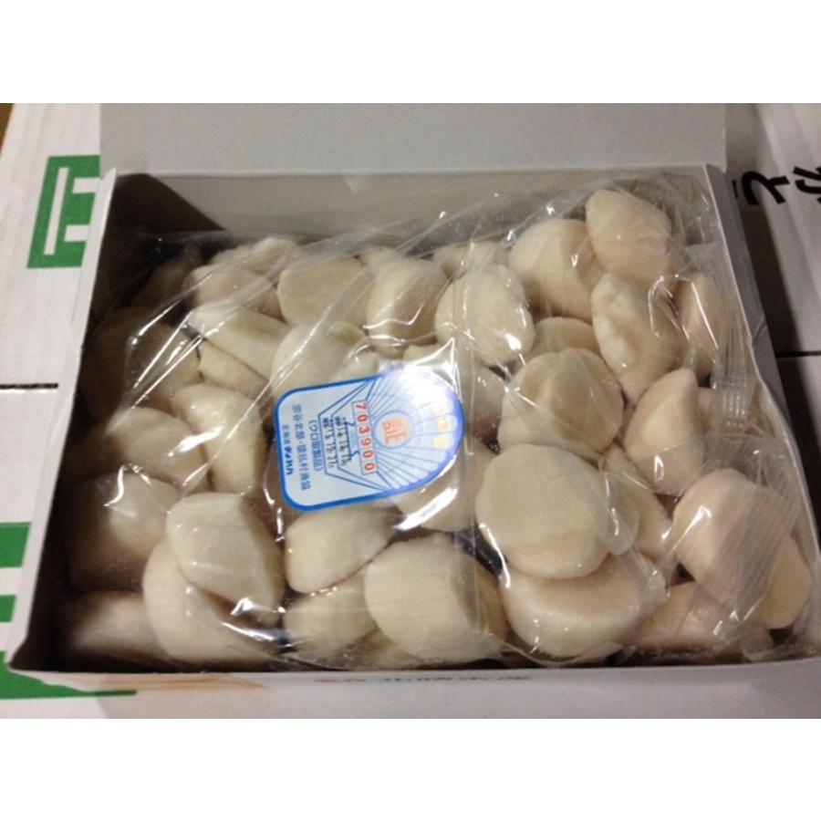 数量限定】ホタテ貝柱 北海道オホーツク海産 1kg10入 化粧箱入 お刺身