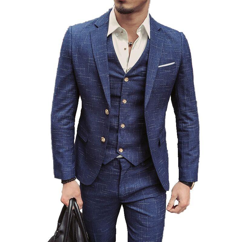 人気ブランドの メンズ ブラック フォーマル ベスト スリム ビジネス 紳士 3点セット スーリピーススーツ スーツ フォーマル Eventsatrefinery Com