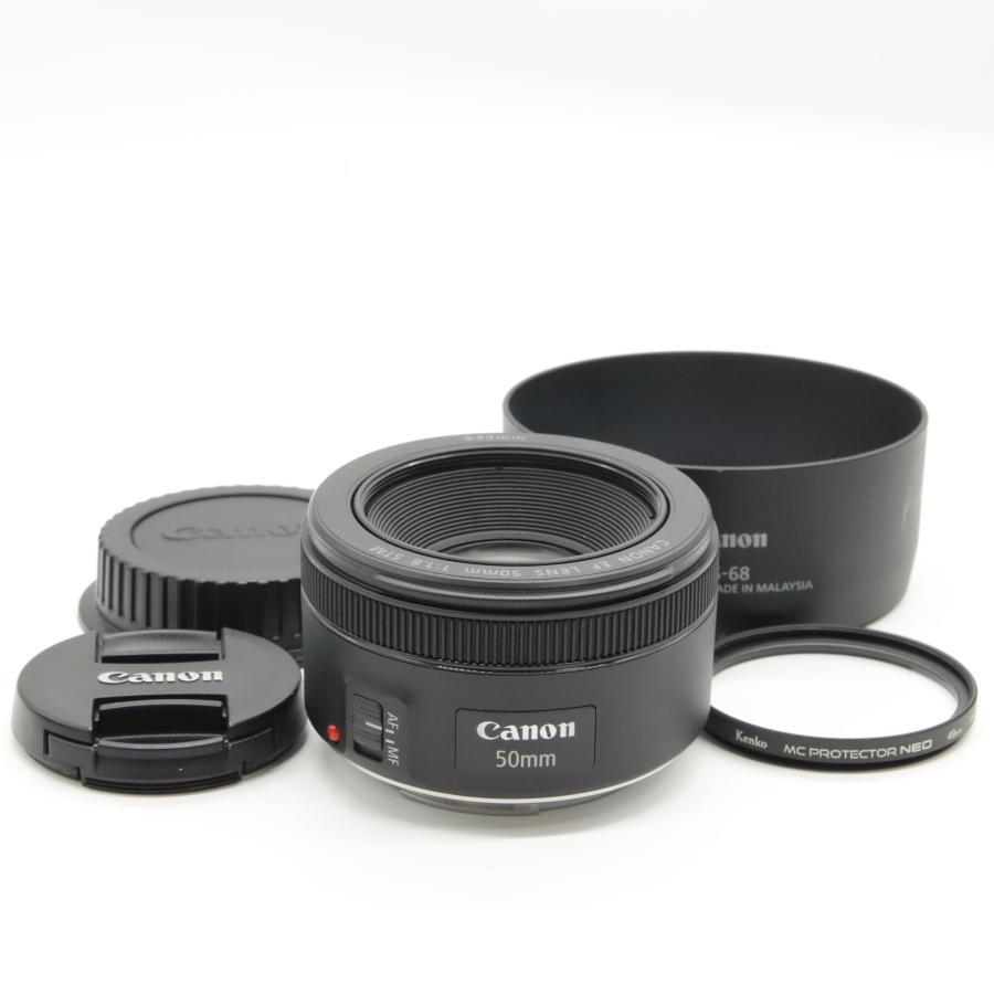 ほぼ新品】Canon 単焦点レンズ EF50mm F1.8 STM フルサイズ対応 