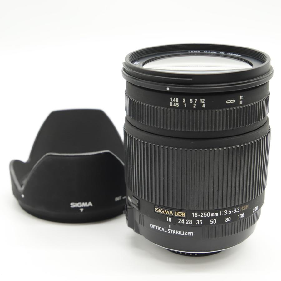シグマ 【並品】SIGMA 高倍率ズームレンズ 18-250mm F3.5-6.3 DC シグマ 【並品】SIGMA 高倍率ズームレンズ 18-250mm F3.5-6.3 DC