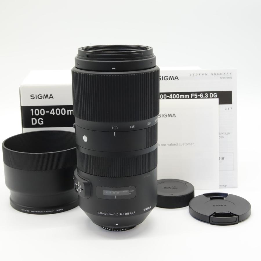 SIGMA 100-400mm 5-6.3 DG Nikon用 Fマウント Sigma 100-400mm f/5-6.3 DG OS HSM Contemporary Lens for
