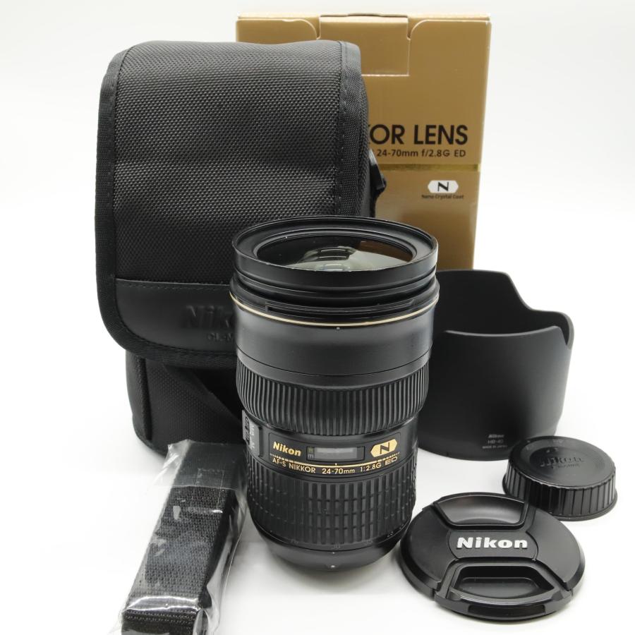 並品】Nikon 標準ズームレンズ AF-S NIKKOR 24-70mm f/2.8G ED フル 