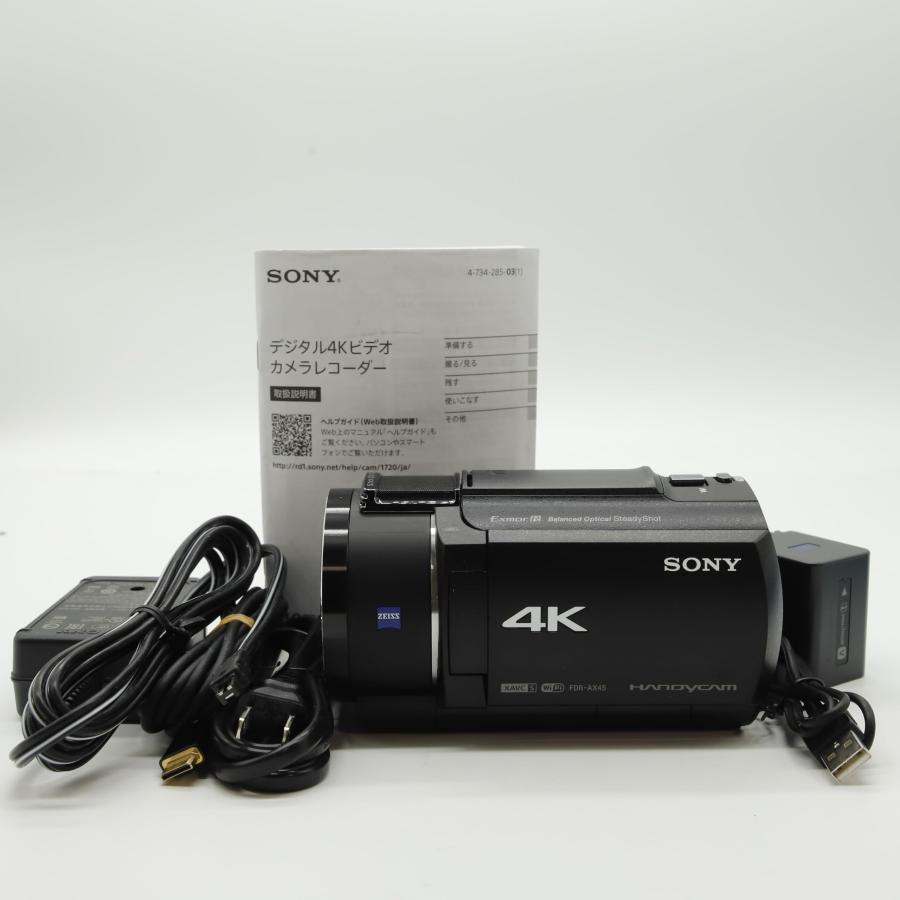 SONY（ソニー） 【ほぼ新品】 4K ビデオカメラ Handycam FDR-AX45(2018