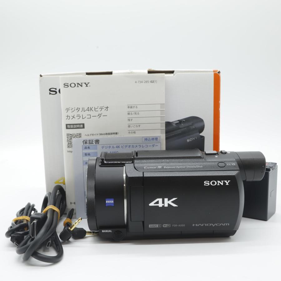 SONY（ソニー） 【並品】 4K ビデオカメラ Handycam FDR-AX60 ブラック