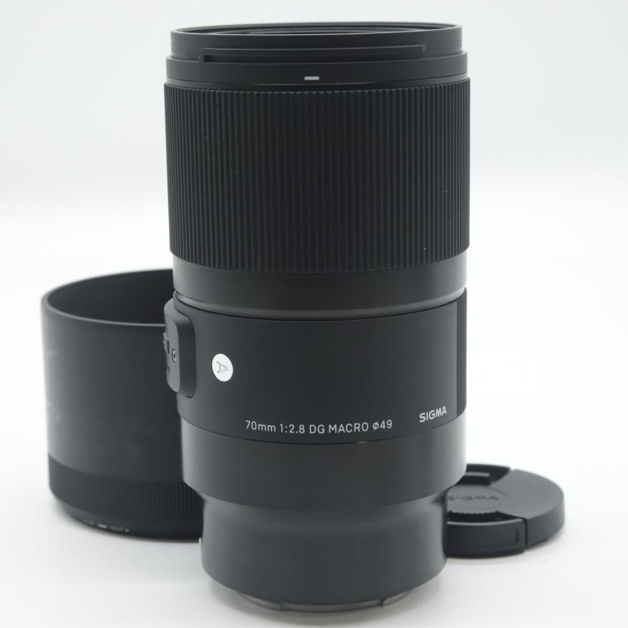 レンズ(単焦点) SIGMA 70mm f2.8 DG MACRO SONY E シグマ（SIGMA） 【ほぼ新品】シグマ(Sigma) レンズ 70mm F2.8 DG