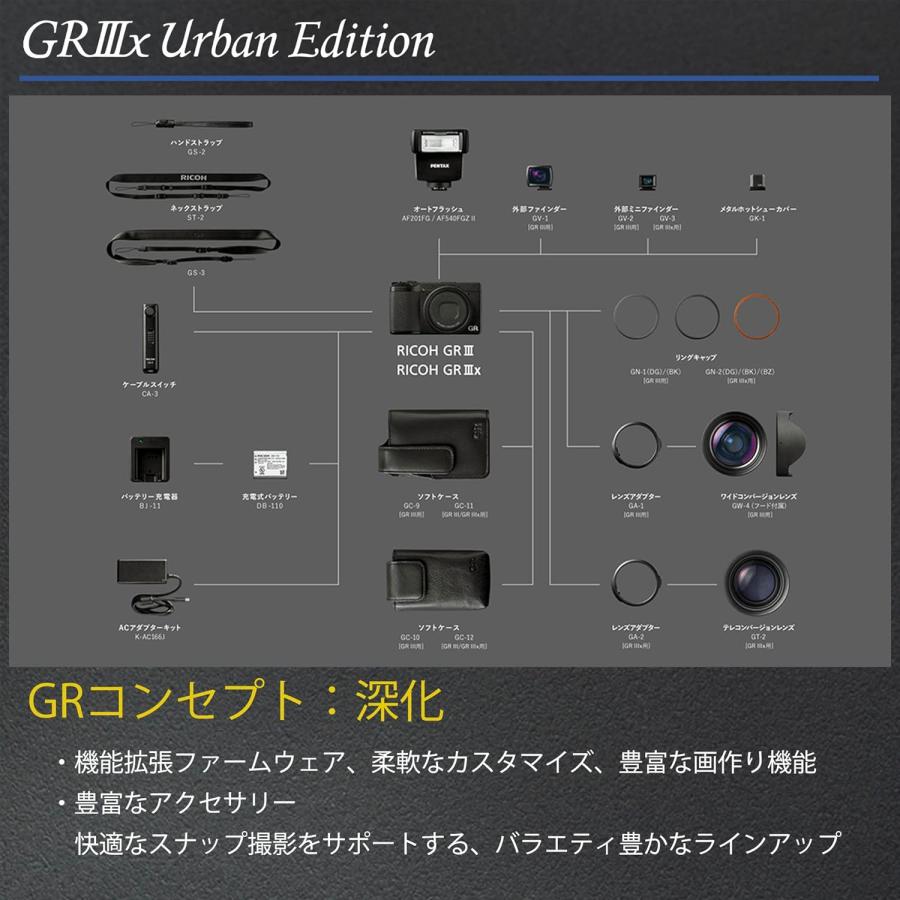 リコー RICOH GR IIIx Urban Edition メタリックグレー デジタルカメラ ネイビー｜masaretto｜07