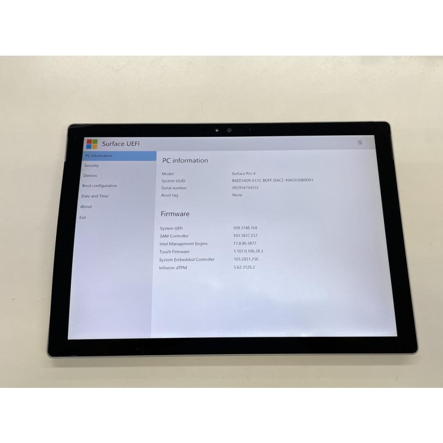 ☆送料無料☆ジャンク☆Surface Pro 4 1724☆グレイ☆0003290000041