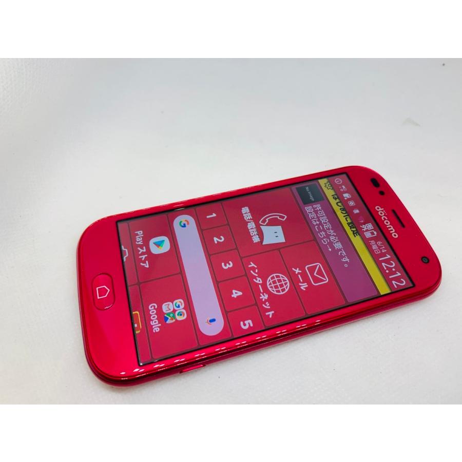 ☆送料無料☆美品☆docomo☆らくらくスマートフォン me F-01L☆ピンク