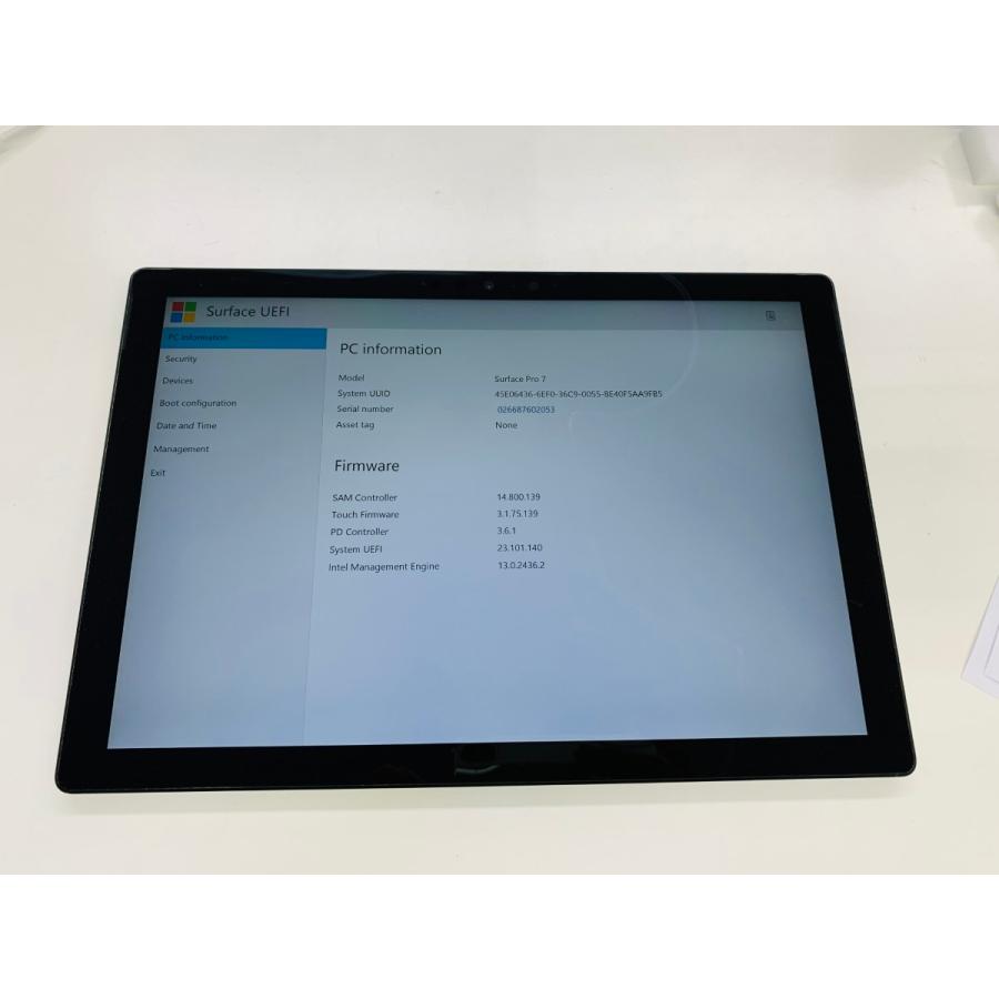 ☆送料無料☆ジャンク☆WiFi☆Surface Pro 7 1866☆ブラック