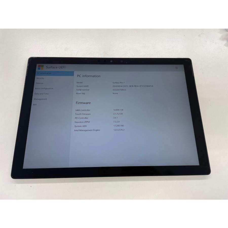 ☆送料無料☆ジャンク☆Surface Pro 7 1866☆ブラック☆0009280001424