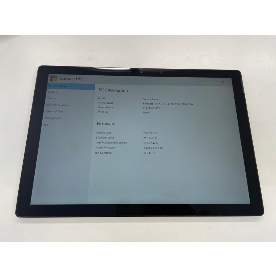 ☆送料無料☆ジャンク☆Surface Pro 6 1796☆ブラック☆0009280001468
