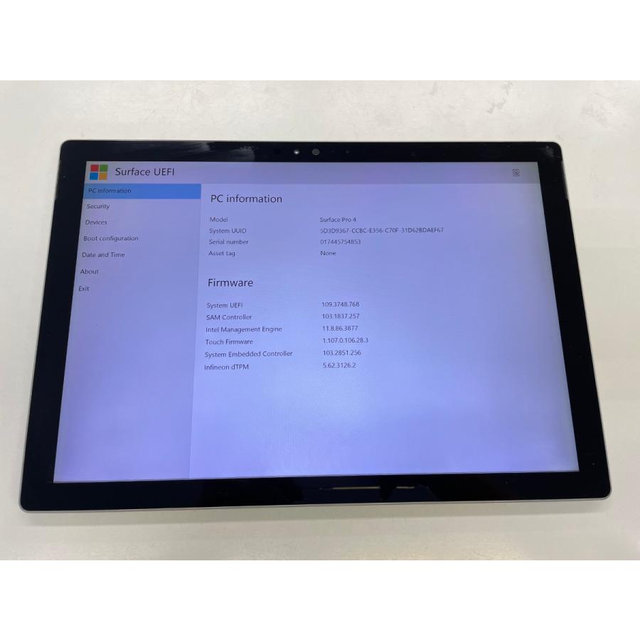 ☆送料無料☆ジャンク☆Surface Pro 4 1724☆グレイ☆0009280001533