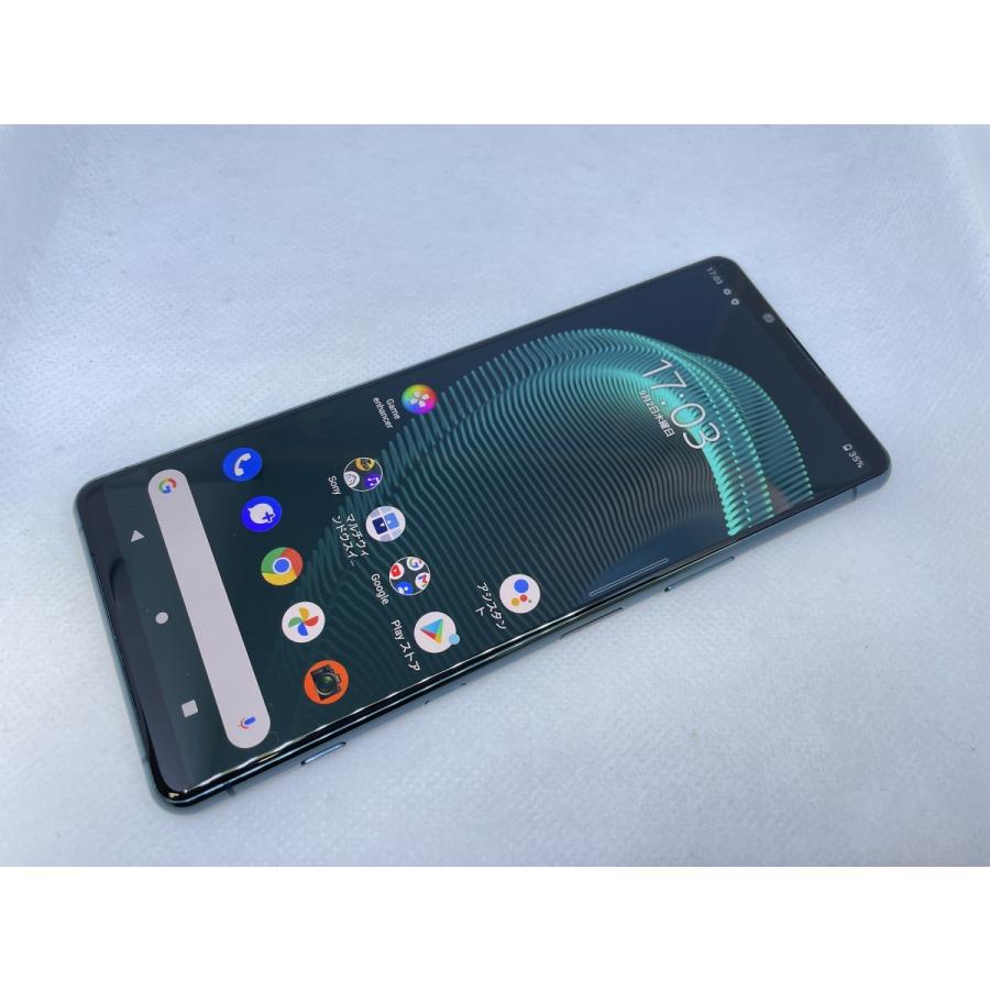 ☆送料無料☆良品☆au☆Xperia 5 III SOG05☆ブルー☆0011280000013