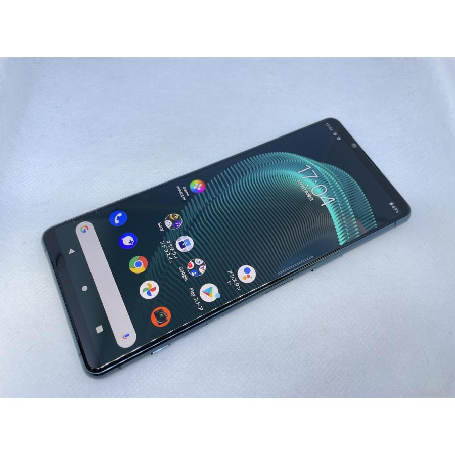 ☆送料無料☆美品☆au☆Xperia 5 III SOG05☆ブルー☆0011280000014