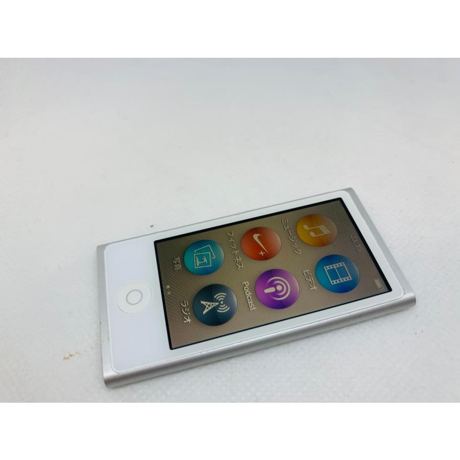 美品　ipod nano 第7世代　A1446 ☆送料無料☆A1446 iPod nano 第7世代 16GB☆シルバー☆0014280000517