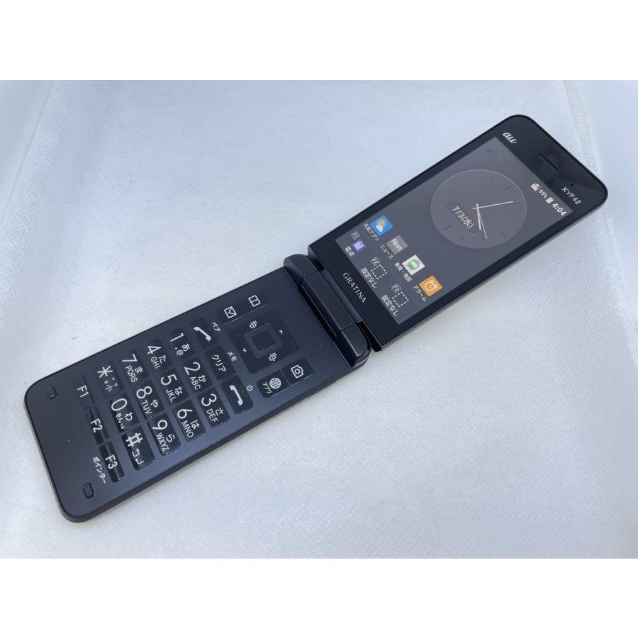 ⑤GRATINA KYF 42 BLACK 7台セット ☆送料無料☆au☆GRATINA KYF42☆ブラック☆0015280014621☆SYS☆07/02