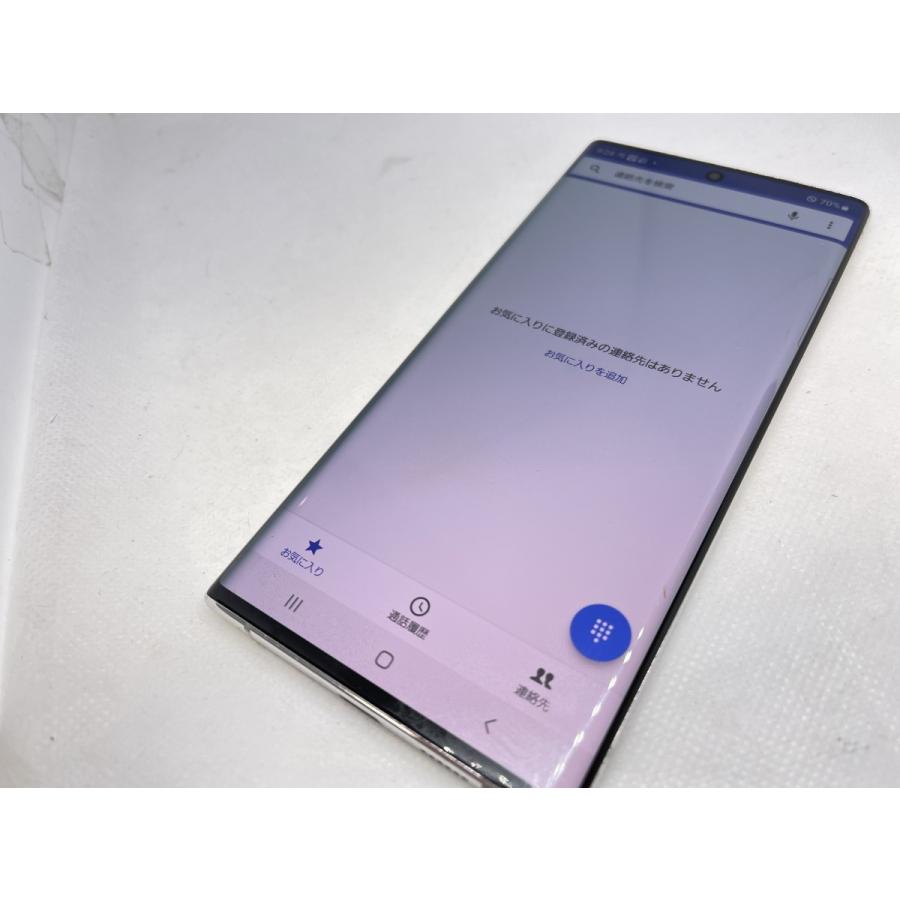 ☆送料無料☆ジャンク☆docomo☆Galaxy Note10+ SC-01M☆ホワイト