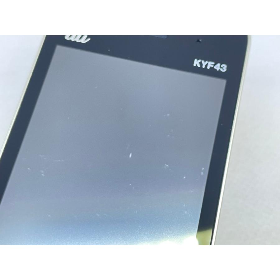 ☆送料無料☆ジャンク☆au☆かんたんケータイ ライト KYF43☆ゴールド
