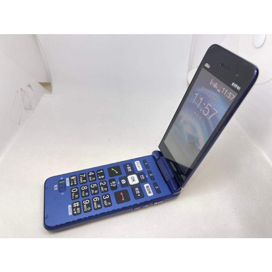 ☆送料無料☆au☆かんたんケータイ KYF41☆ブルー☆15290000150☆SYS