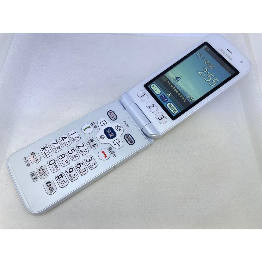 ☆送料無料☆docomo☆らくらくホン F-01M☆ホワイト☆15290000210☆SYS