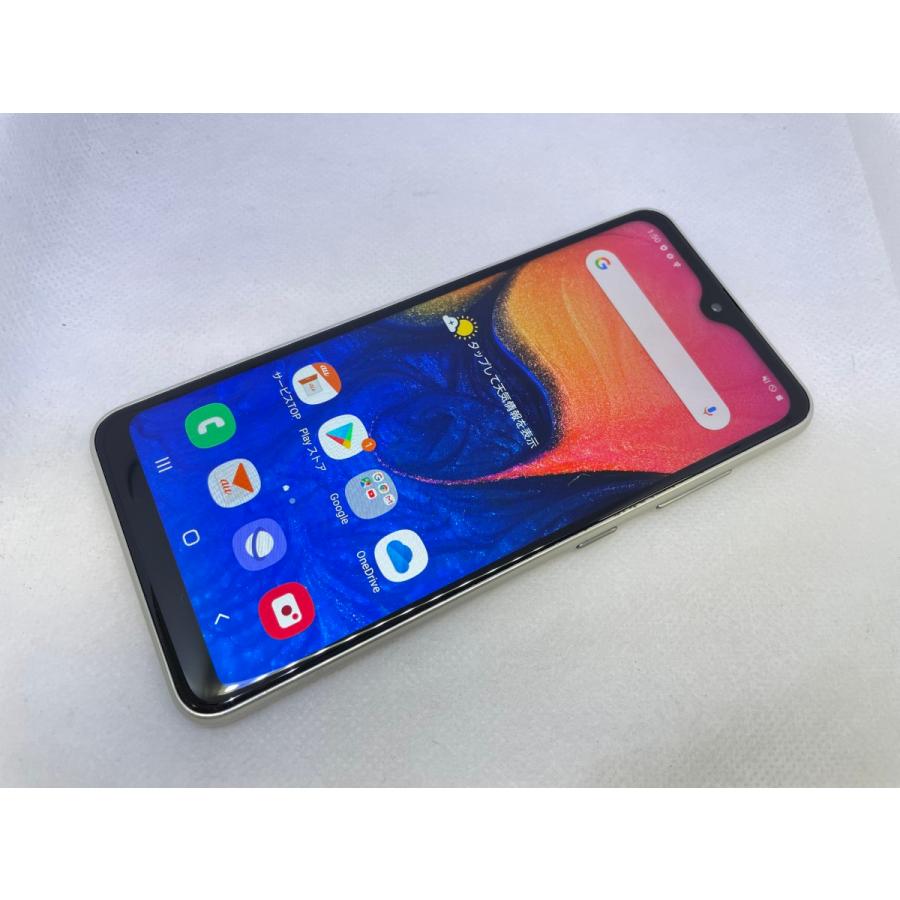 ☆送料無料☆ジャンク☆au☆Galaxy A20 SCV46☆ホワイト☆15290000571