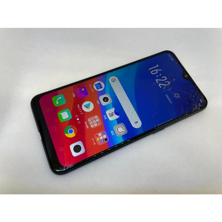 OPPO - 超美品 OPPO AX7 ブルー 本体 白ロム AX7 OPPO ブルー 本体 公式通販 超美品 CPH1903(BL) 日本正規代理店品