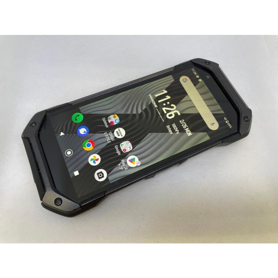 ☆送料無料☆ジャンク☆au☆TORQUE 5G KYG01☆ブラック☆0034280006944