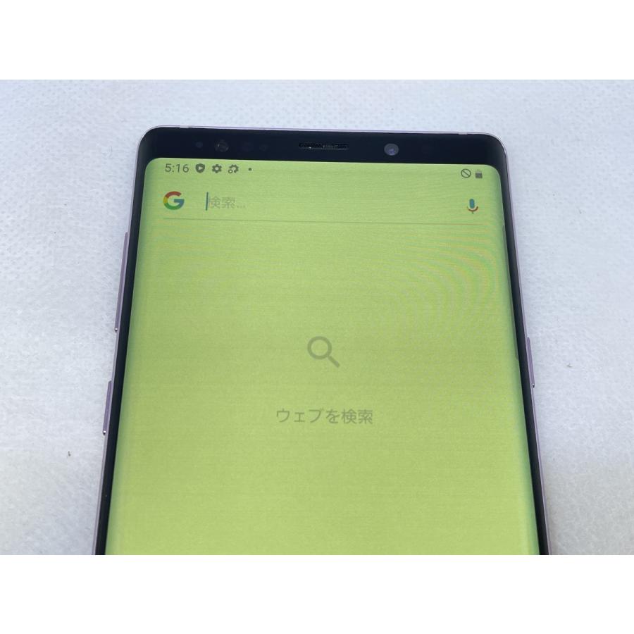 ☆送料無料☆ジャンク☆au☆Galaxy Note9 SCV40☆パープル