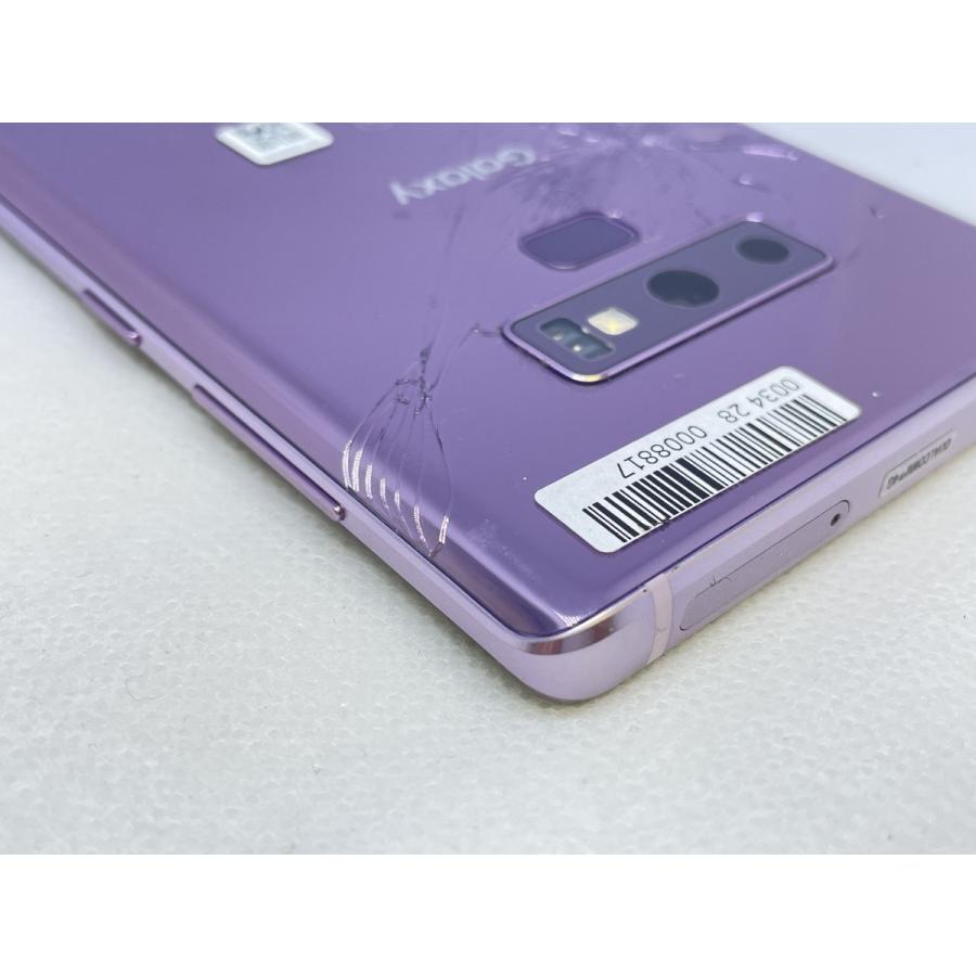 ☆送料無料☆ジャンク☆au☆Galaxy Note9 SCV40☆パープル