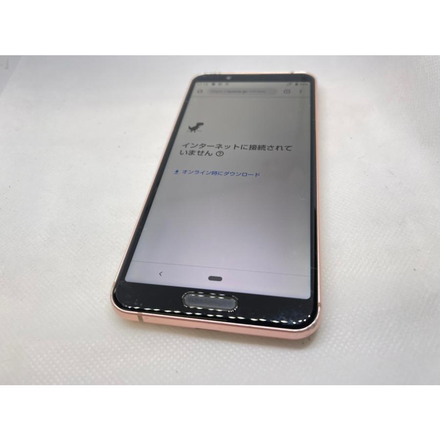 ☆送料無料☆ジャンク☆au☆AQUOS sense3 SHV45☆ピンク