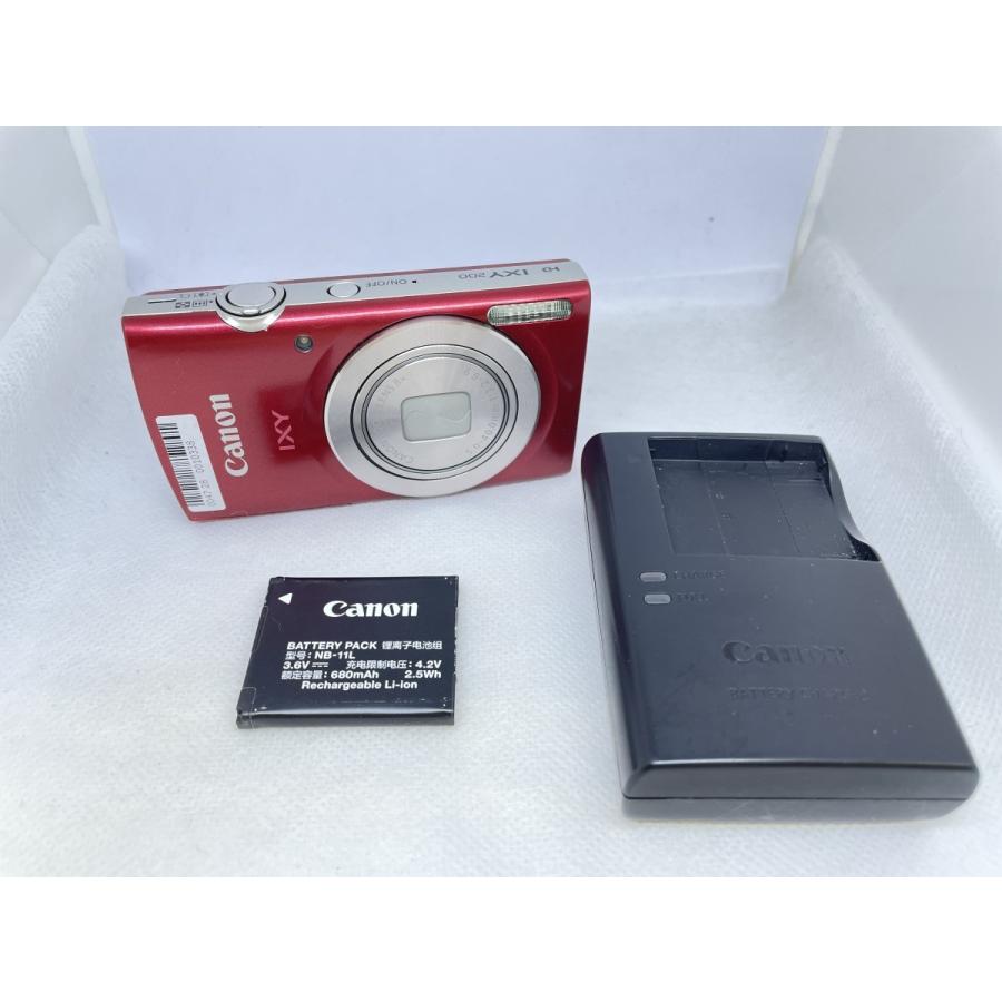 超美品・動作良好◎ Canon IXY 200 レッド PC2333 ☆送料無料☆良品☆Canon キヤノン PC2333 IXY200☆レッド