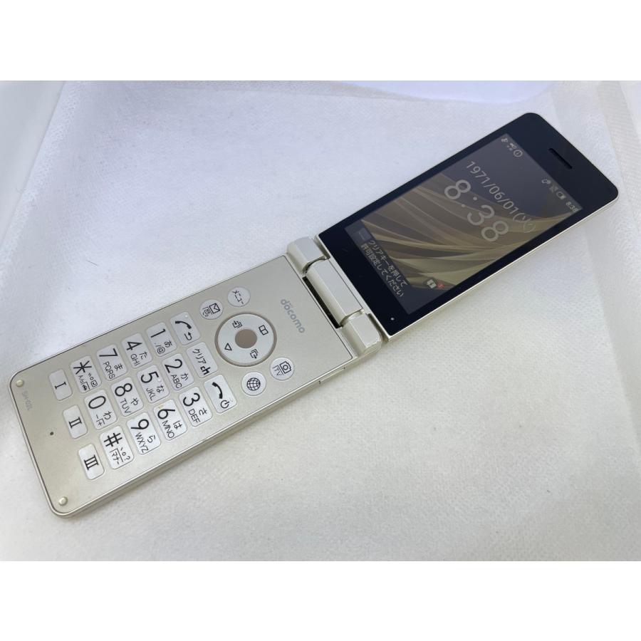 ☆送料無料☆docomo☆AQUOS ケータイ SH-02L☆ゴールド☆0047280010762
