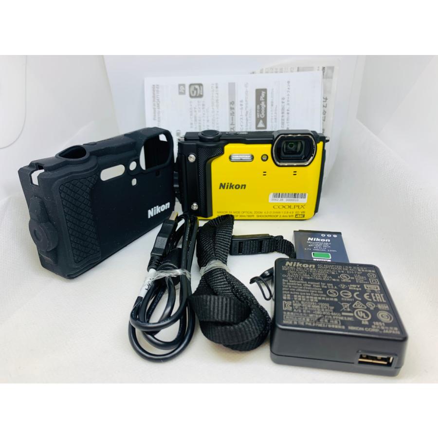 ☆送料無料☆美品☆Nikon ニコン COOLPIX W300☆イエロー