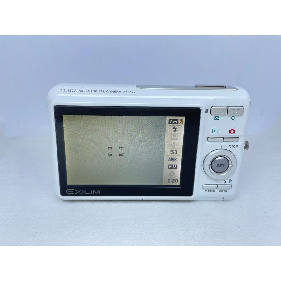 ☆送料無料☆CASIO カシオ EX-Z77☆ホワイト☆0062280000020☆SYS☆07