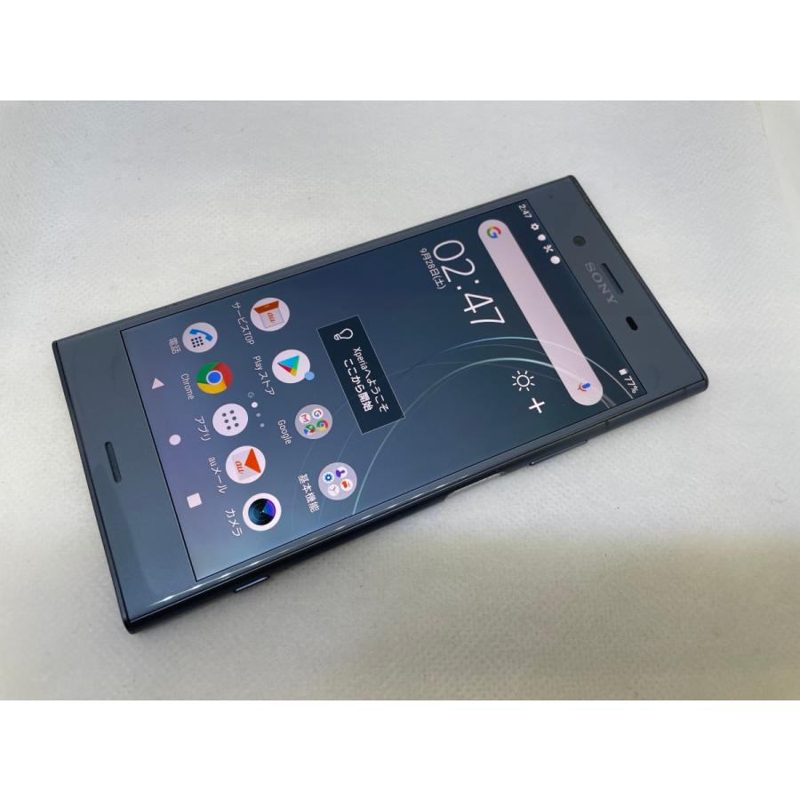 ☆送料無料☆ジャンク☆au☆Xperia XZ1 SOV36☆ブルー☆0071280002768