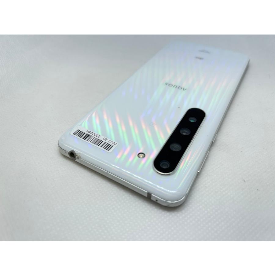 ☆送料無料☆ジャンク☆au☆AQUOS R5G SHG01☆ホワイト☆0071280003084